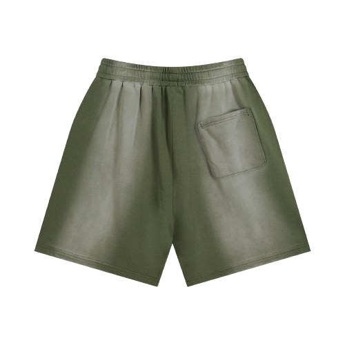 The Upgrade Sun Fade Distressed Shorts