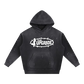 The Upgrade Vintage Washed Frayed Fleece Hoodie